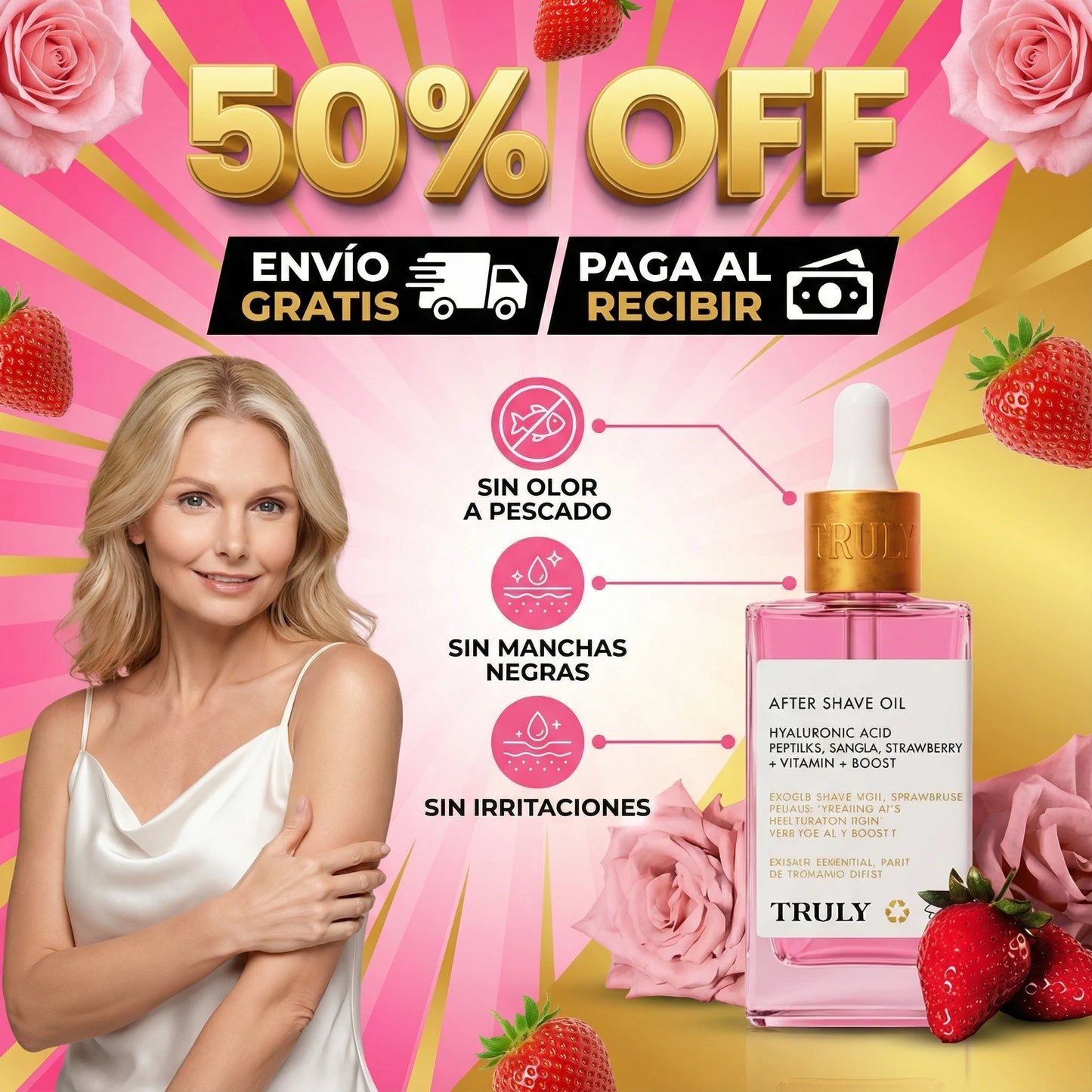 Truly Aceite Intimo Beauty Post Afeitado 🌺